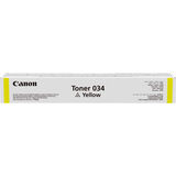 Canon 034Y Тонер для iR C1225/ iF. Жёлтый. 7300 страниц.[9451B001] (CX)
