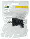 Iek EVP11-16-01-K02 ВПу11-02-Ст Вилка разборная угловая с з/к 16А черная Iek EVP11-16-01-K02 ВПу11-02-Ст Вилка разборная угловая с з/к 16А черная