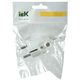 Iek EVP12-16-01-K01 ВПу12-01-Ст Вилка разборная угловая с з/к с кольцом 16А белая