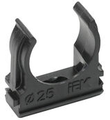 Держатель с защёлкой CF25 IEK черный Iek CTA10D-CF25-K02-100