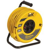 Катушка УК20 с т/ з 4 места 2 Р + P Е / 20м 3х1, 5 мм2 "Industrial" Iek WKP15-16-04-20