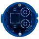 Iek UKT10-068-045-000-A-S-UO Коробка установочная С3 D=68x45 мм для твердых стен (с саморезами и стыковочными узлами) GENERICA