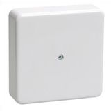 Коробка КМ41212-01 распаячная для о/ п 75х75х20 мм белая Iek UKO10-075-075-020-K01 (6 клемм 6мм2)