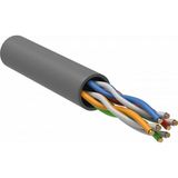 Витая пара U/ UTP кат.5E 4 x 2 х 24AWG LSZH серый (305м) ITK LC1-C5E04-121 (0, 51 мм)
