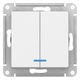 Schneider Electric
Schneider-electric ATN000153 ATLASDESIGN 2-клавишный ВЫКЛЮЧАТЕЛЬ с подсветкой