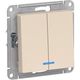 Schneider Electric
Schneider-electric ATN000253 ATLASDESIGN 2-клавишный ВЫКЛЮЧАТЕЛЬ с подсветкой