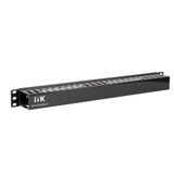 19" пластиковый каб. органайзер с крышкой ITK CO05-1PC