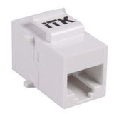 Проходной адаптер кат.5E UTP ITK CS7-1C5EU