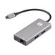 VCOM CU459 Адаптер Type-Cm --> RJ-45+2USB3.0(f) + PD100 Вт Alum Shell VCOM <CU459>