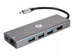 VCOM CU459 Адаптер Type-Cm --> RJ-45+2USB3.0(f) + PD100 Вт Alum Shell VCOM <CU459>