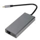 VCOM CU459 Адаптер Type-Cm --> RJ-45+2USB3.0(f) + PD100 Вт Alum Shell VCOM <CU459>