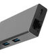 VCOM CU459 Адаптер Type-Cm --> RJ-45+2USB3.0(f) + PD100 Вт Alum Shell VCOM <CU459>