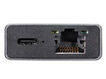 VCOM CU459 Адаптер Type-Cm --> RJ-45+2USB3.0(f) + PD100 Вт Alum Shell VCOM <CU459>