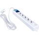 Powercube
Power Cube Фильтр-удлинитель PRO white (3,0 м, 6 розеток, LC контур, 16А/3,5кВт) (SPL(5+1)-16B-P-3М)