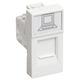 Iek (CKK-40D-RI1-K01 ) РКИ-10-00-П Розетка информационная RJ-45 UTP кат.5e (на 1 модуль) ПРАЙМЕР белая