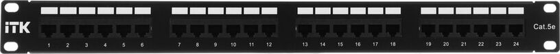 ITK PP24-1UC5EU-D05 1U патч-панель кат.5Е UTP ITK PP24-1UC5EU-D05 1U патч-панель кат.5Е UTP