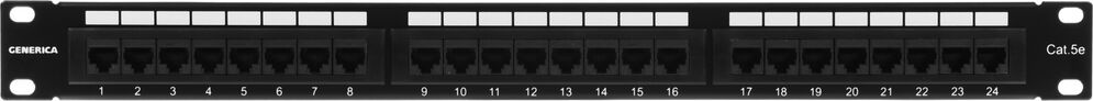 Itk PP24-1UC5EU-K05-G Патч-панель 1U кат.5E UTP 24 порта (Krone) GENERICA Itk PP24-1UC5EU-K05-G Патч-панель 1U кат.5E UTP 24 порта (Krone) GENERICA