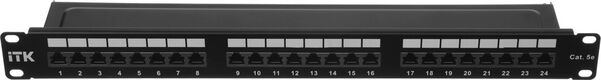 ITK PP24-1UC5ES-D05 1U патч-панель кат.5Е STP ITK PP24-1UC5ES-D05 1U патч-панель кат.5Е STP