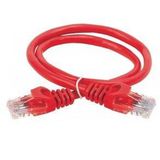 Коммутационный шнур кат. 5Е UTP LSZH 5м красный ITK PC04-C5EUL-5M