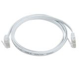 Коммутационный шнур плоский кат.6&nbsp;UTP 5м&nbsp;белый ITK PC08-C06U-5M-FL