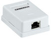 ITK CS2-1C5EF-12 Настенная инф. розетка RJ45 кат. 5E FTP 1-порт
