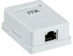 ITK CS2-1C5EF-12 Настенная инф. розетка RJ45 кат. 5E FTP 1-порт
