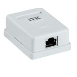 Настенная инф. розетка RJ45 кат. 5E FTP 1-порт ITK CS2-1C5EF-12