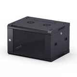 Шкаф телекоммуникационный NEOMAX [NCB-WM9U-6045GK3-100-BK] настенный 9U (600х450)