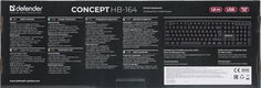 Defender Клавиатура Concept HB-164 { проводная Defender Клавиатура Concept HB-164 { проводная