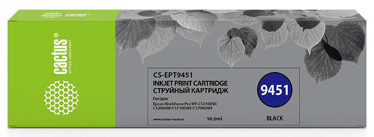 CACTUS CS-EPT9451 Картридж для Epson WF-C5290DW/C5790DW CACTUS CS-EPT9451 Картридж для Epson WF-C5290DW/C5790DW
