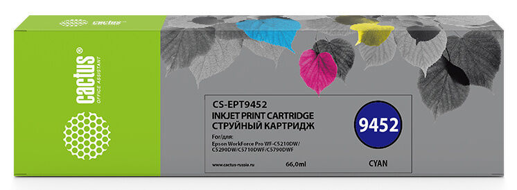 CACTUS CS-EPT9452 Картридж для Epson WF-C5290DW/C5790DW CACTUS CS-EPT9452 Картридж для Epson WF-C5290DW/C5790DW
