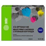 Картридж струйный Cactus CS-EPT04A140 T04A1 черный (230мл) для Epson WorkForce Pro WF-C8190