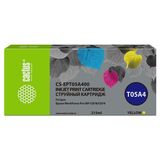 Картридж струйный Cactus CS-EPT05A400 T05A4 желтый (215мл) для Epson WorkForce Pro WF-C878/ C879