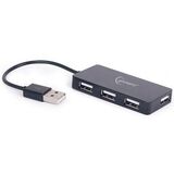 Концентратор USB 2.0 Gembird UHB-U2P4-03
