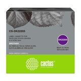 Картридж ленточный Cactus CS-DK22205 черный для Brother P-touch QL-500