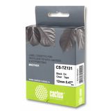 Картридж ленточный Cactus CS-TZ131 черный для Brother 1010/ 1280/ 1830VP/ 7600VP