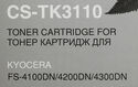 Тонер Картридж Cactus CS-TK3110 черный для Kyocera Ecosys FS-4100DN/4200DN/4300DN (15500стр.)