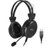 A4Tech
A4 HU-30 черный 2м накладные USB оголовье
