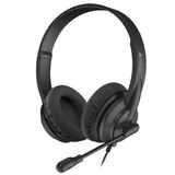 A4Tech HU-10 черный 2м накладные USB 1611400