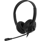 A4Tech Fstyler FH100 черный 2м накладные (FH100 (STONE BLACK)) 1774490