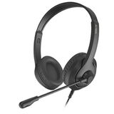 A4Tech Fstyler FH100i черный 1.8м накладные (FH100I (STONE BLACK)) 1774499
