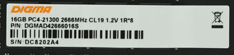 Digma DDR4 DIMM 16GB DGMAD42666016S PC4-21300
