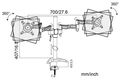 Cactus CS-VM-D08-BK черный Кронштейн для 2-х мониторов 13 Cactus CS-VM-D08-BK черный Кронштейн для 2-х мониторов 13