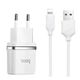 HOCO HC-47766 C12/ Сетевое ЗУ + Кабель Lightning 1m/ 2 USB/ Выход: 12W/ White