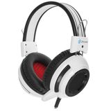 Oklick HS-G300 белый/ черный {2.5м мониторы оголовье (AH-V1W)} [361558]