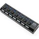 5bites HB37-303PBK Концентратор 7*USB3.0 / БП 5В-2А / 1.2M / BLACK 5bites HB37-303PBK Концентратор 7*USB3.0 / БП 5В-2А / 1.2M / BLACK