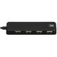 5bites HB24C-210BK Концентратор 4*USB2.0 / TYPE-C PLUG / BLACK
