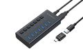 HARPER HUB-07MB Black USB-концентратор