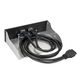 Exegate EX289289RUS Планка USB на переднюю панель ExeGate U5H-615