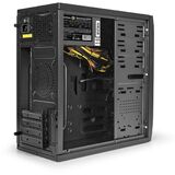 Корпус Minitower ExeGate mEVO-7807 Exegate EX292981RUS (mATX, без БП, 1*USB+1*USB3.0, черный 1x12 см с RGB подсветкой)